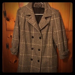 Vintage Petite Alorna Full Length Wool Coat